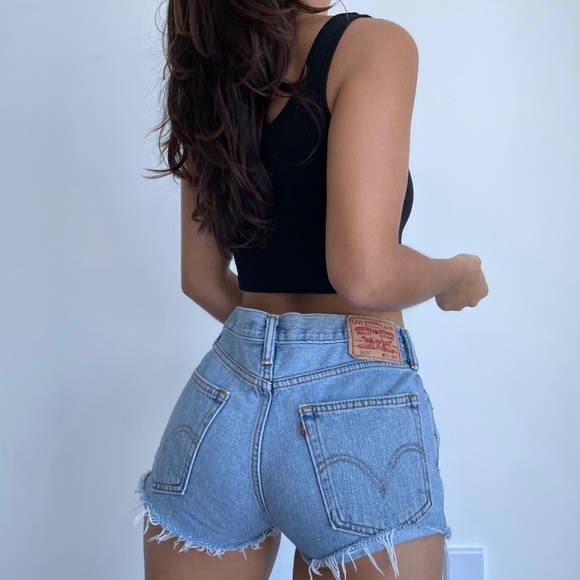 Levi's Pants - Vintage Levi's 505 medium rise denim cutoff shorts